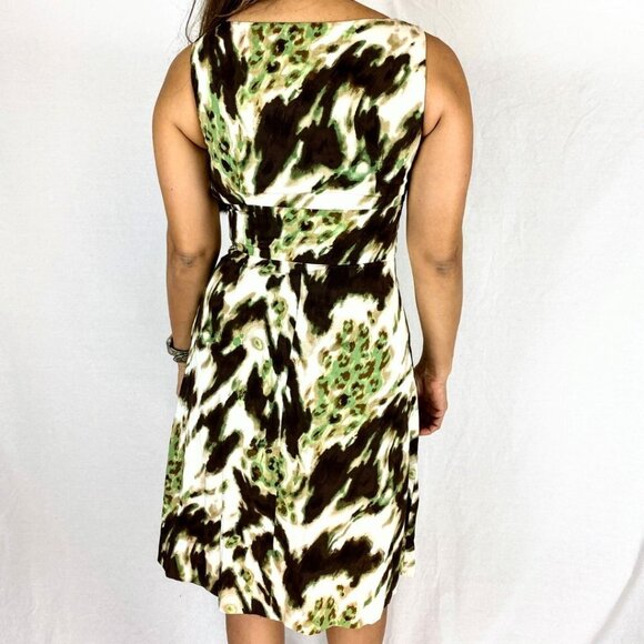 Banana Republic V-Neck Flared Dress $99 - Picture 4 of 5